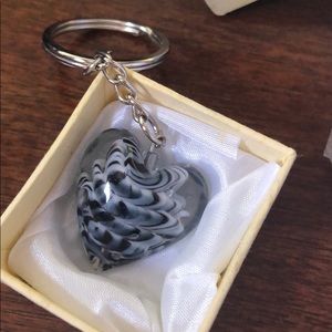 Heart key chain
